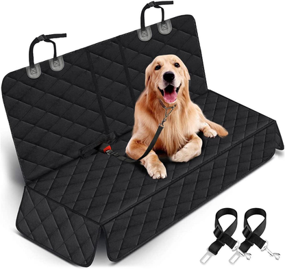 Premium Waterproof Dog Car Seat Cover with Armrest Compatibility