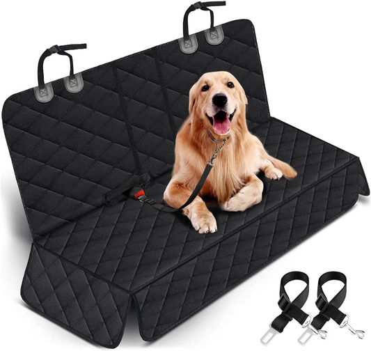 Premium Waterproof Dog Car Seat Cover with Armrest Compatibility